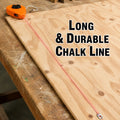 Chalk Line Reel Set with Leveler