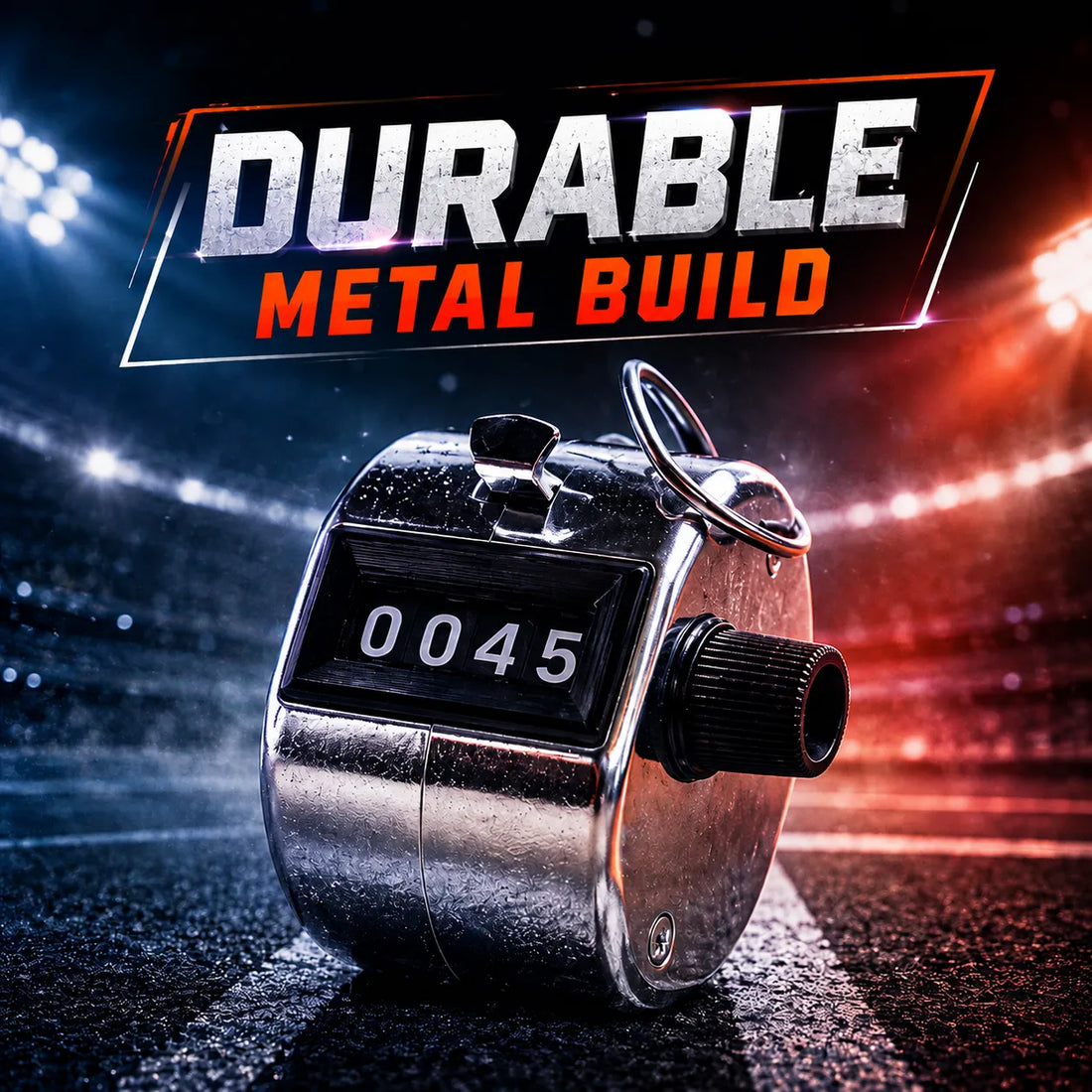 4-Digit Metal Tally Counter Clicker