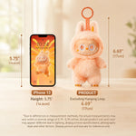 LABUBU Doll Keychain | Collectible Tie Dye Toy