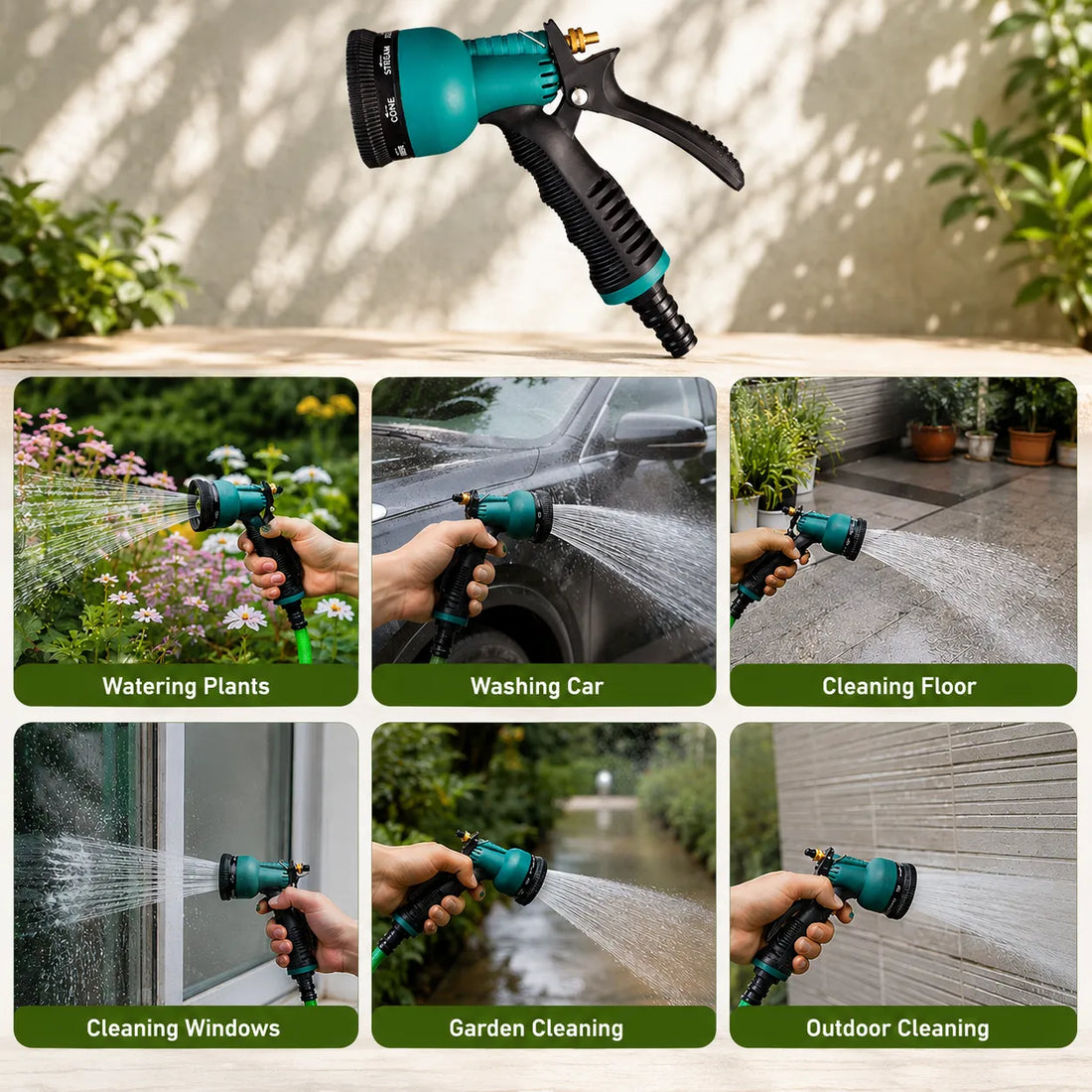 Multi-Function High-Pressure Water Spray Gun
