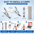 Adjustable Heavy-Duty Metal Laptop Stand