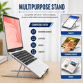 Adjustable Heavy-Duty Metal Laptop Stand
