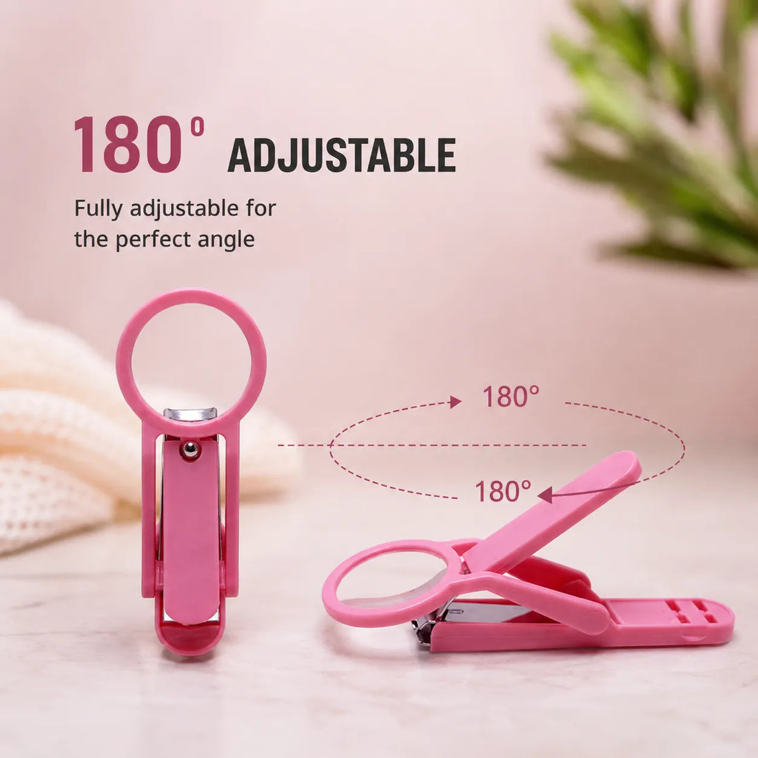 Nail Clipper With Magnifying Glass