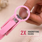 Nail Clipper With Magnifying Glass