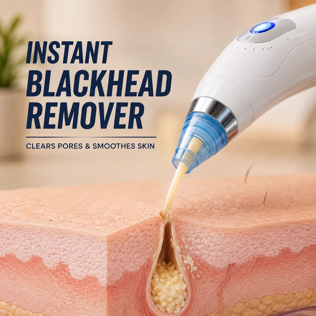 4 In 1 Multi-Function Blackhead Remover With Free Mens Trimmer