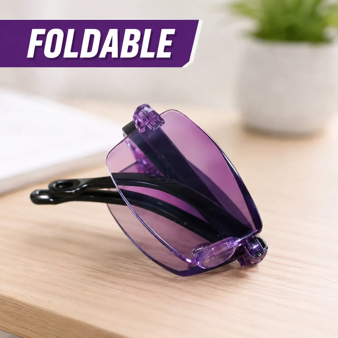 Rimless Folding Adaptive Reading Glasses Buy 1 Get 2 Free