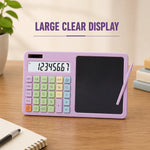 Digital Calculator with Reusable Writing Pad