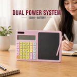 Digital Calculator with Reusable Writing Pad