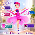 Hand-Sensor Flying Fairy Doll with Colorful LED Lights