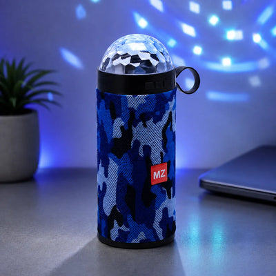 Portable Wireless Bluetooth Speaker with RGB Disco Lights