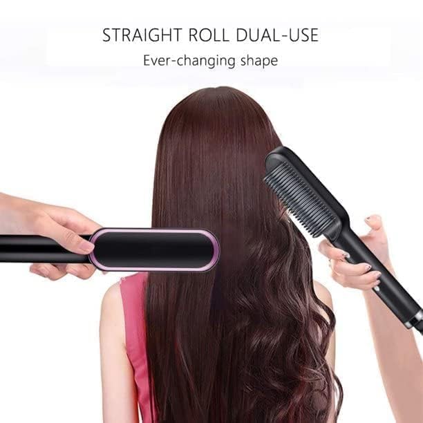 Electric Hair Straightening Comb | Portable and Travel-Friendly Styling Tool