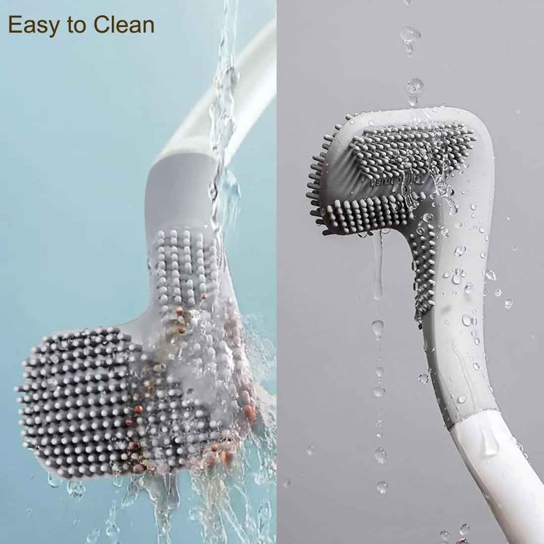 Hockey Toilet Brush Pack: Sleek, Hygienic, and Effortless Cleaning for a Sparkling Bathroom