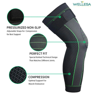 Full Leg Knee Support Sleeve