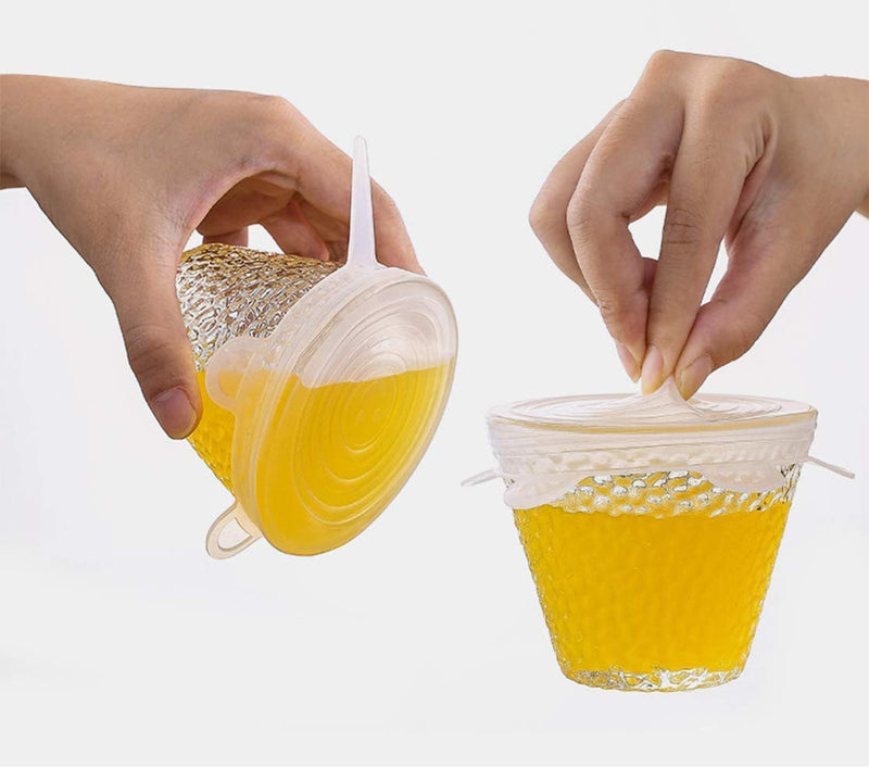Reusable Silicone Stretch Lids | Food Storage Covers for Bowls, Cups & Containers