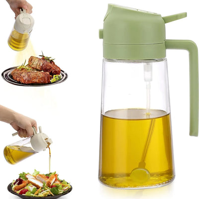 2-in-1 Oil Dispenser & Mist Spray Bottle (500ml)