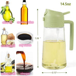 2-in-1 Oil Dispenser & Mist Spray Bottle (500ml)