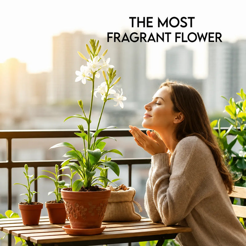 Pack of 5 Tuberose Rajnigandha Scented Flower Bulb