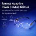 Rimless Adaptive Reading Glasses