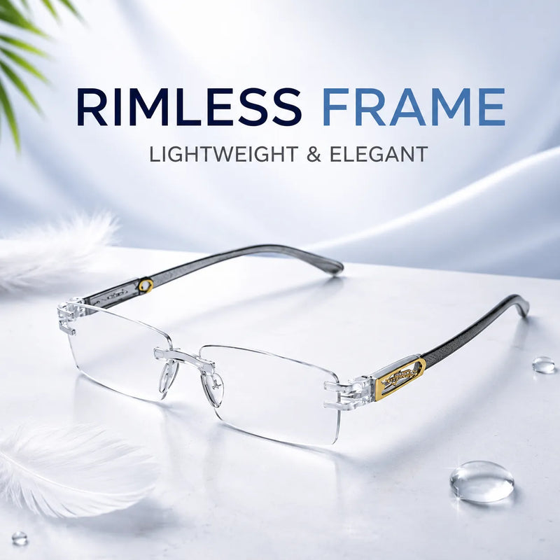 Rimless Adaptive Reading Glasses