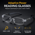 Rimless Adaptive Reading Glasses