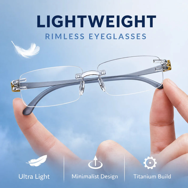 Rimless Adaptive Reading Glasses