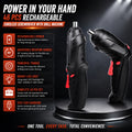 46-Piece Rechargeable Cordless Drill & Precision Screwdriver Set