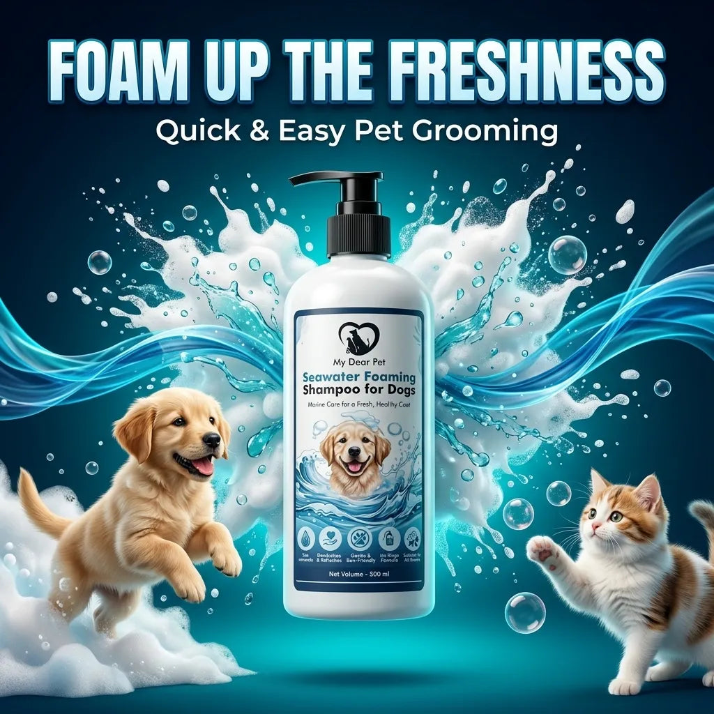 Sea-water Foaming Shampoo for Dogs and Cats