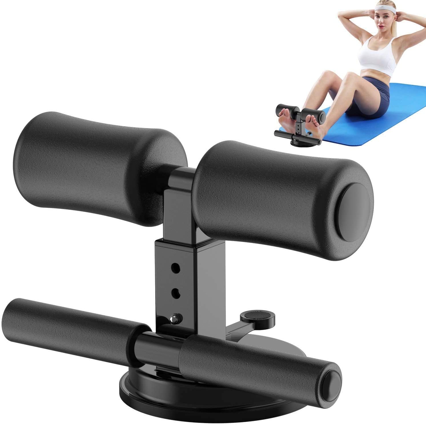 Sit-Up Bar with Adjustable Height | Portable Core Workout Tool for Abs and Fitness