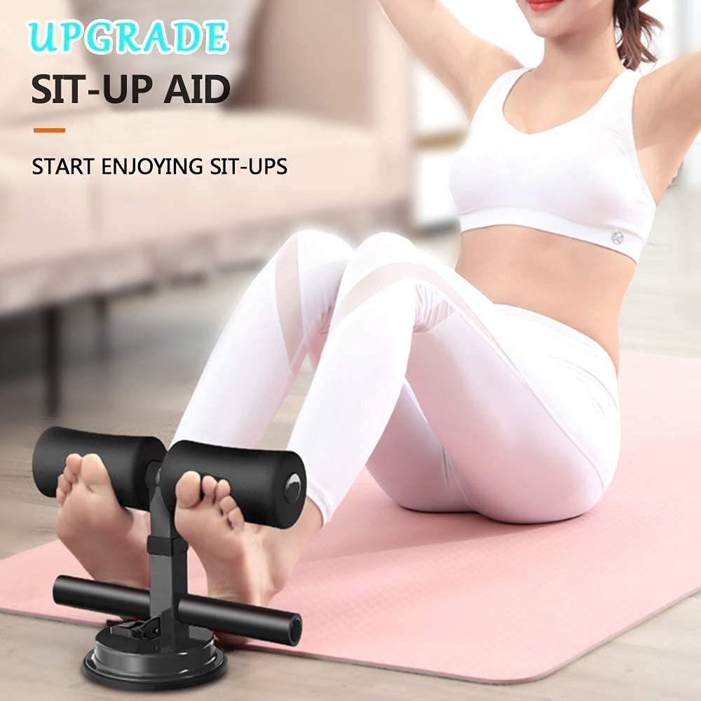 Sit-Up Bar with Adjustable Height | Portable Core Workout Tool for Abs and Fitness