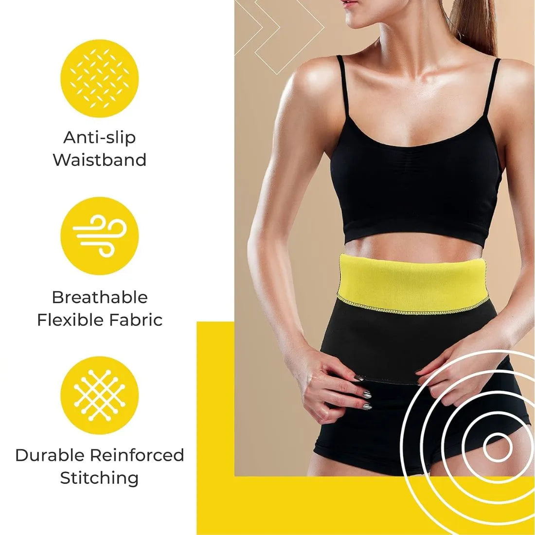 Tummy Shaper for Women & Men – Sweat Slim Belt
