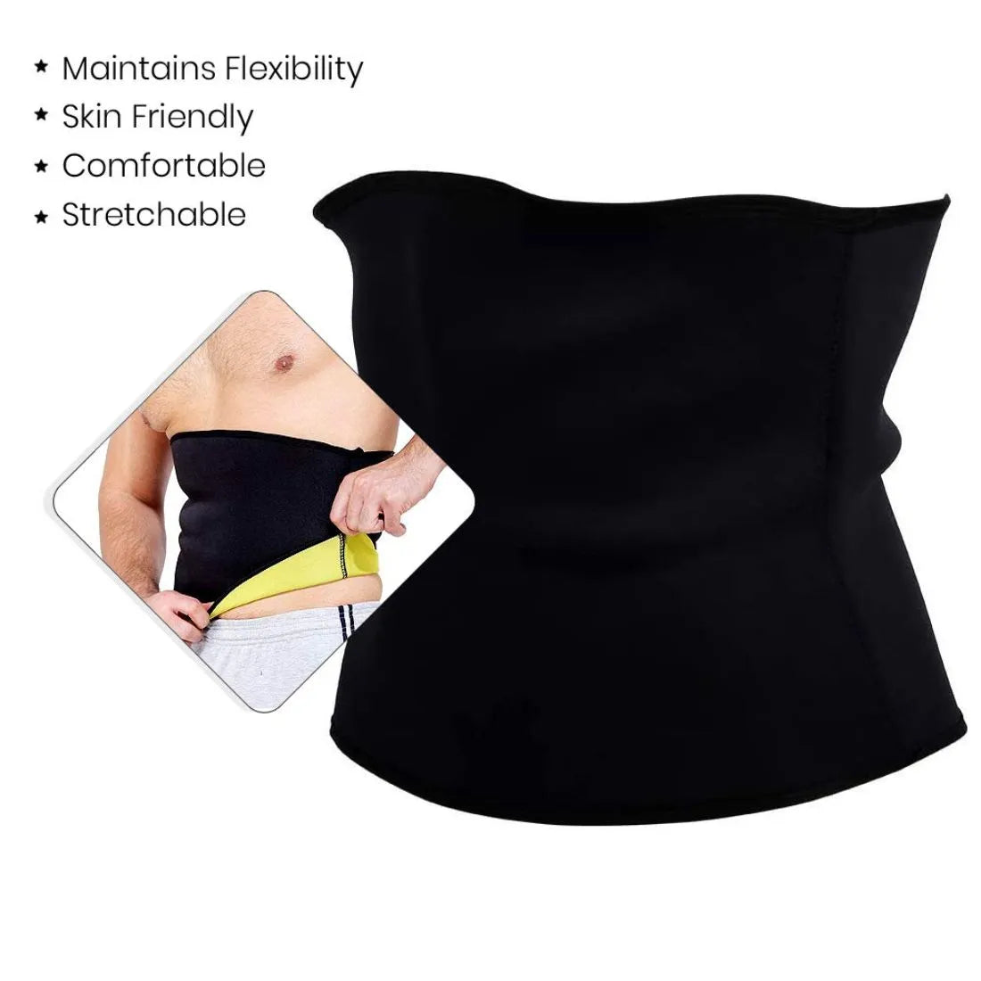 Tummy Shaper for Women & Men – Sweat Slim Belt