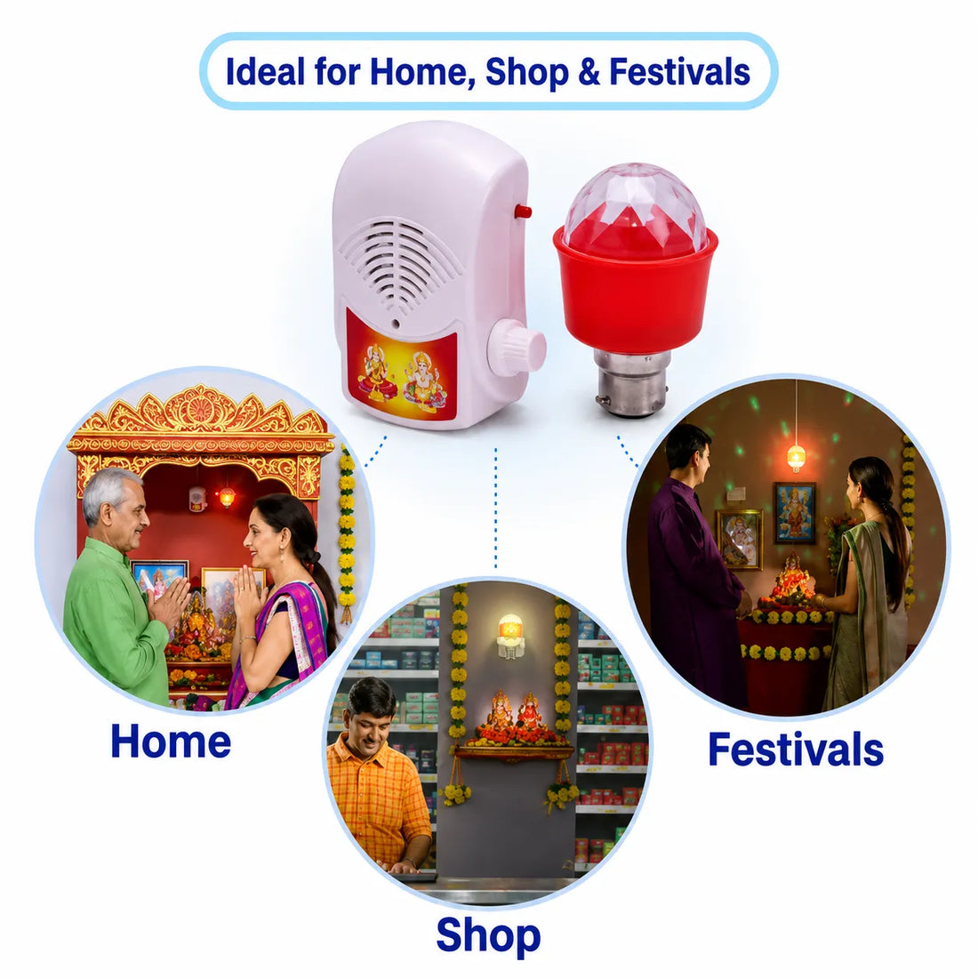 35 in 1 Mantra Device with FREE Decorative LED Light