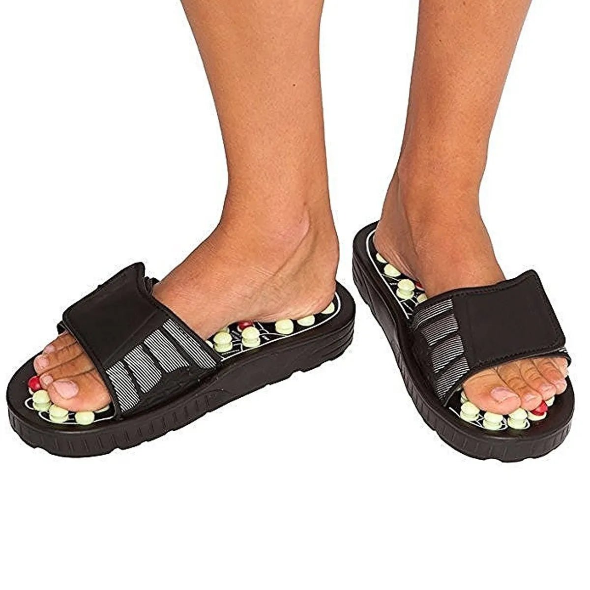 Acupressure Reflexology Massage Slippers – Magnetic Therapy Foot Massage Sandals for Pain Relief & Relaxation - Dreamzhub