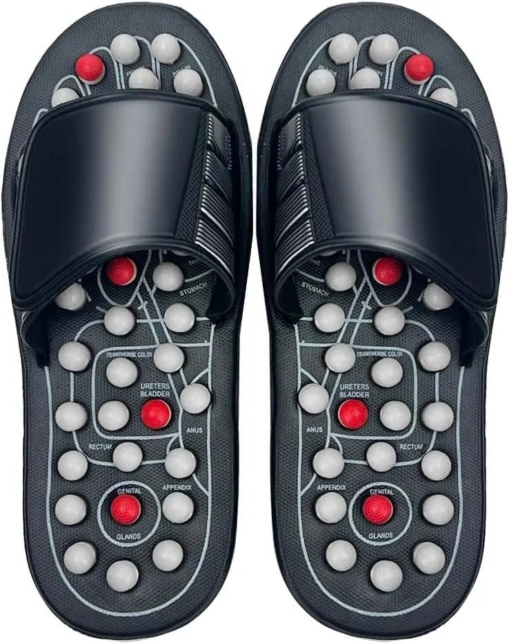 Acupressure Reflexology Massage Slippers – Magnetic Therapy Foot Massage Sandals for Pain Relief & Relaxation - Dreamzhub