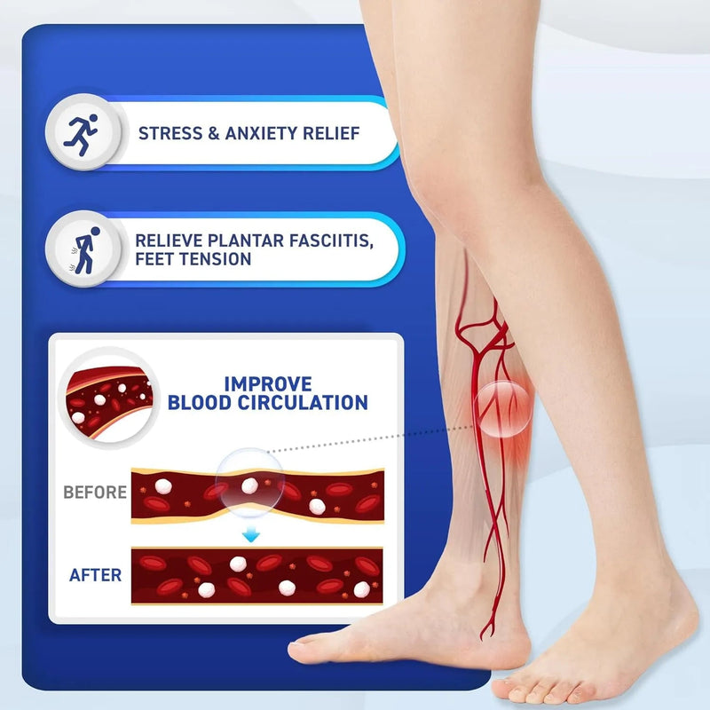 Acupressure Reflexology Massage Slippers – Magnetic Therapy Foot Massage Sandals for Pain Relief & Relaxation - Dreamzhub