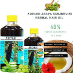 Adivasi Jeeva Sanjeevini Herbal Hair Growth oil - Ayurvedic Hair Growth Oil - Dreamzhub