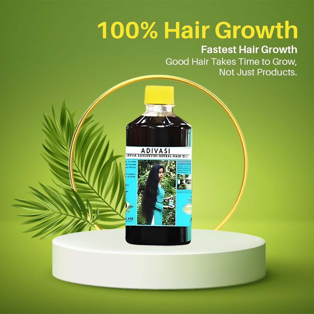 Adivasi Jeeva Sanjeevini Herbal Hair Growth oil - Ayurvedic Hair Growth Oil - Dreamzhub