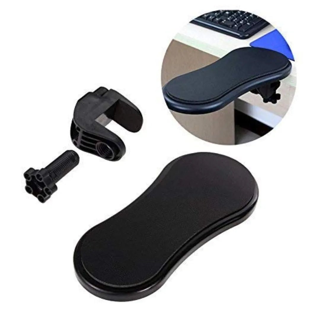 Adjustable Ergonomic Computer Arm Wrist Rest – Attachable Desk Support for Pain - Free Typing & Gaming - Dreamzhub