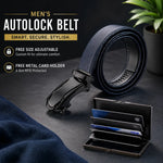 Men’s Adjustable Free-Size Belt with Wallet