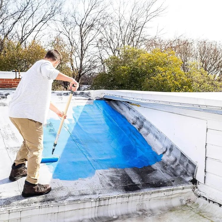 Blue Max Liquid Rubber Waterproofer For Wood, Concrete & Masonry With Blue Crack Seal Technology - Dreamzhub