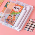 30 Pcs Transparent Matte Book Cover | Waterproof Self-Adhesive Sticker Sheets (3 Sizes) | Notebook & Textbook Protective Film for School & Office