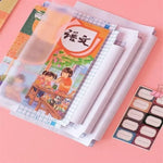 30 Pcs Transparent Matte Book Cover | Waterproof Self-Adhesive Sticker Sheets (3 Sizes) | Notebook & Textbook Protective Film for School & Office