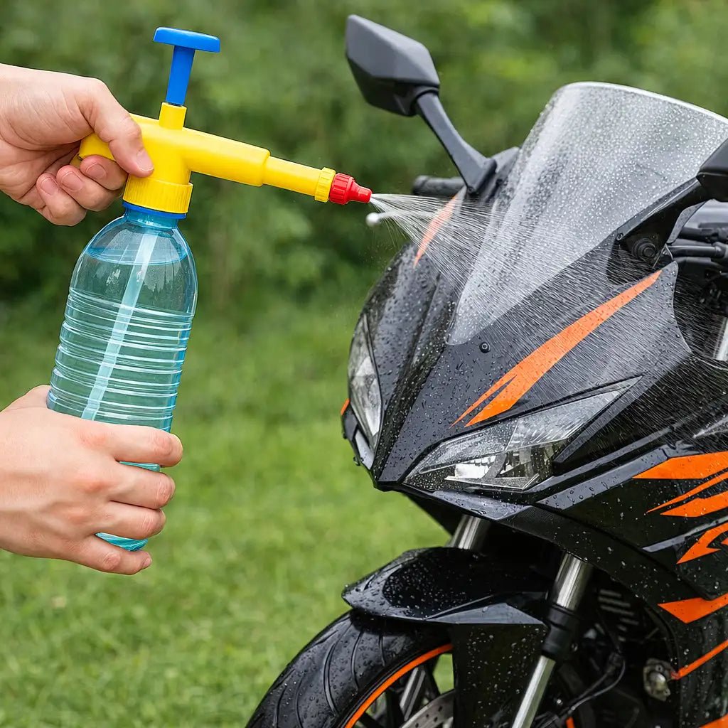 Bottle Pressure Sprayer Attachment | Handheld Pump Spray Gun | Adjustable Nozzle for Gardening & Cleaning - Dreamzhub