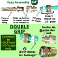 Easy & Quick High Pressure Brass Nozzle