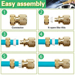 Easy & Quick High Pressure Brass Nozzle