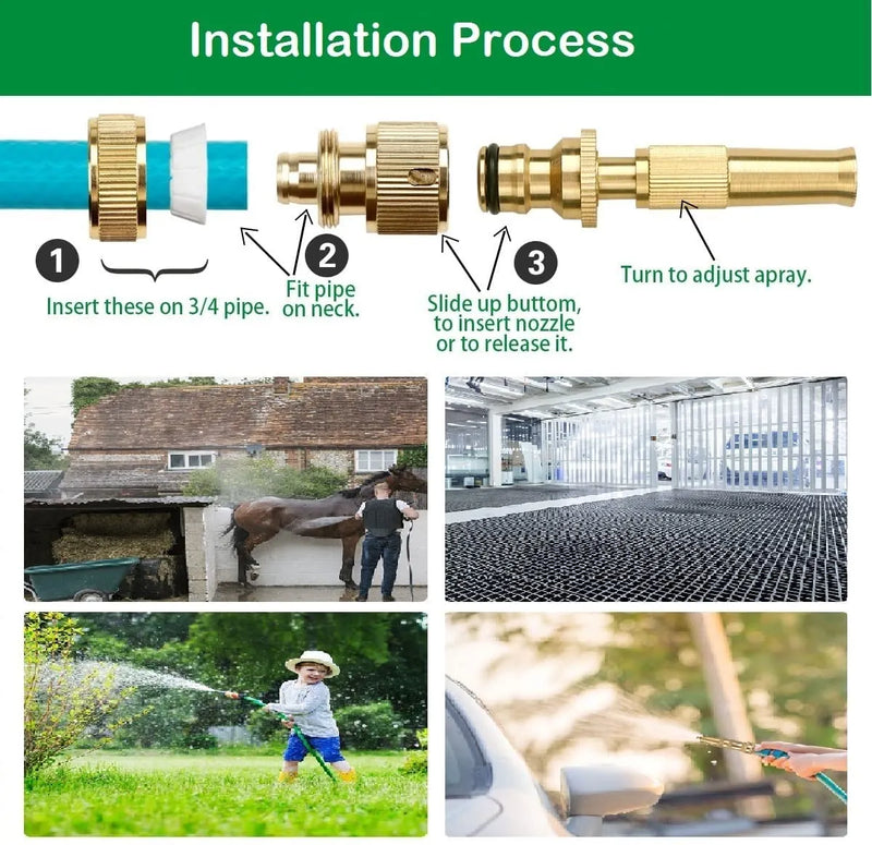 Easy & Quick High Pressure Brass Nozzle