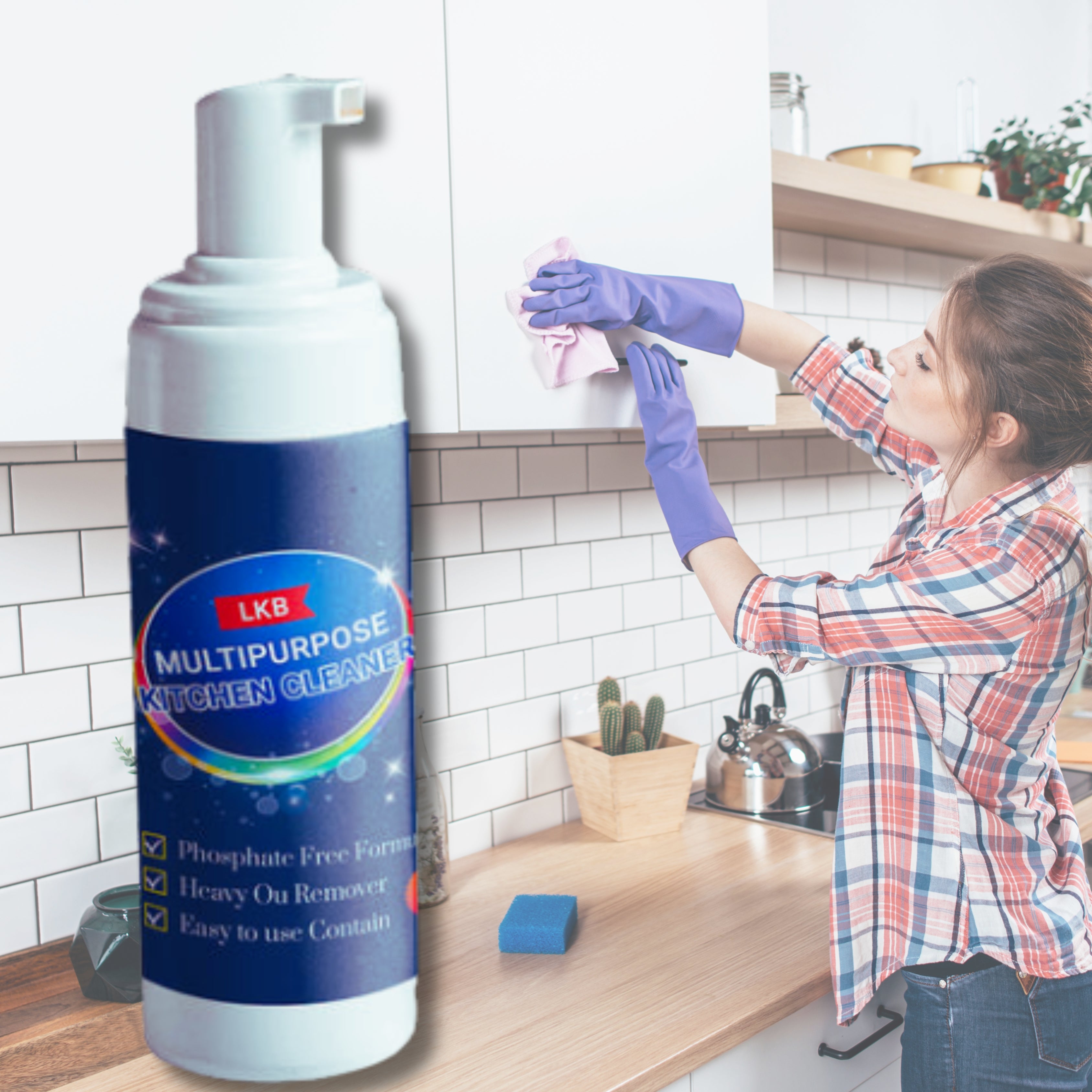 MULTI- PURPOSE KITCHEN BUBBLE CLEANER