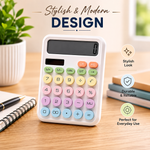 Portable Solar-Powered Calculator