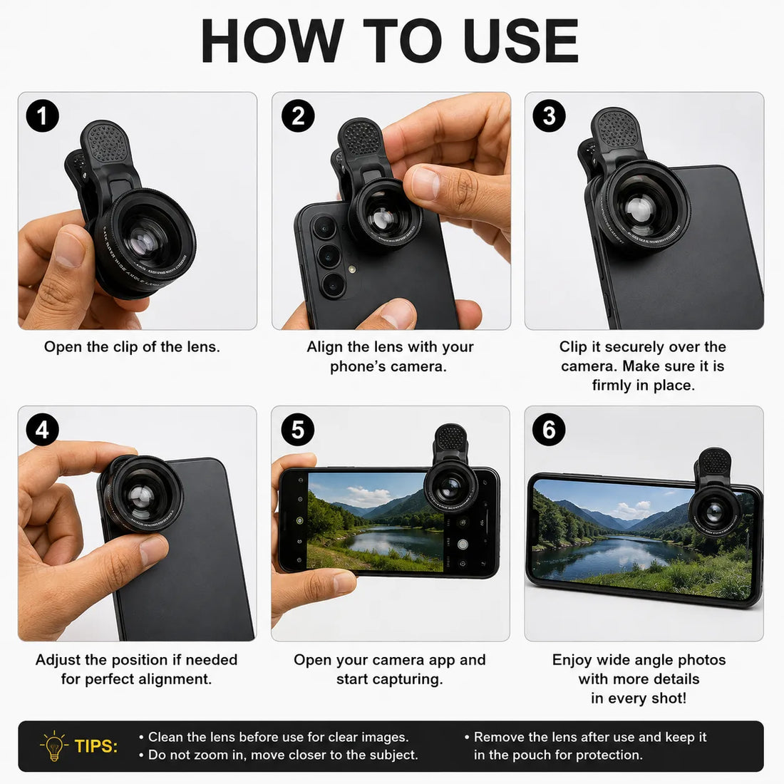 Complete Camera Lens Kit for Mobile
