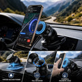 360° Magnetic Car Phone Holder with Strong Suction Mount